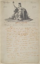 Letter from Bonaparte to Marras