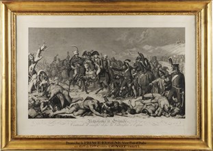 Napoléon le Grand visitant le champ de bataille d'Eylau