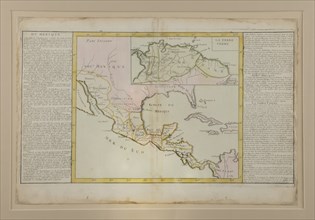 Carte du Mexique ayant appartenu à Bonaparte