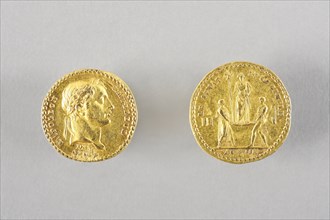 Deux médailles commémoratives du Sacre de Napoléon 1er