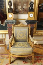 Jacob-Desmalter, Fauteuil de la salle du trône de Napoléon 1er au Palais des Tuileries