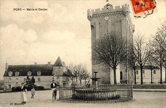Mairie et donjon
Pons