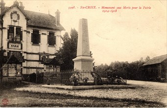 Monument aux morts 
Sainte-Croix