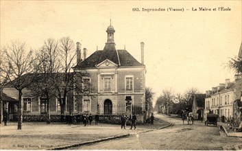Town hall and school
Ingrandes
