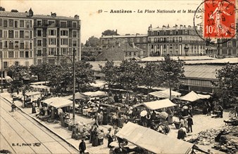 Asnières,
Market