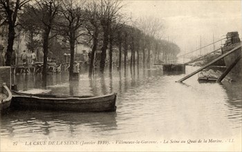 Villeneuve-la-Garenne,
Inondations