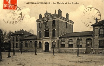 Aulnay-sous-Bois,
La mairie et l'école