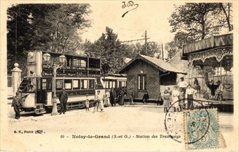 Noisy-le-Grand,
Trolley car's station