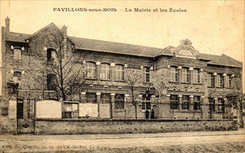Pavillons-sous-Bois, 
Mairie et école