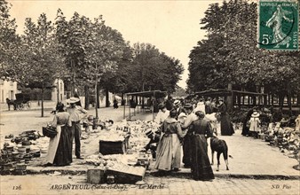 Argenteuil,
Marché