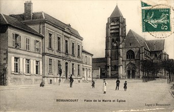 Bessancourt,
Mairie et église