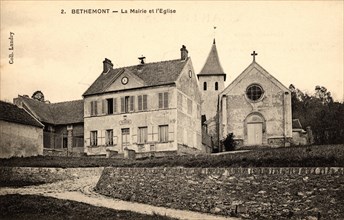 Bethemont-la-Forêt,
Town hall and church
