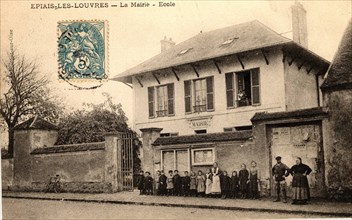 Epiais-les-Louvres,
Mairie et école