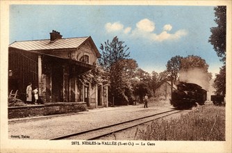 Nesles-la-Vallée,
La gare
