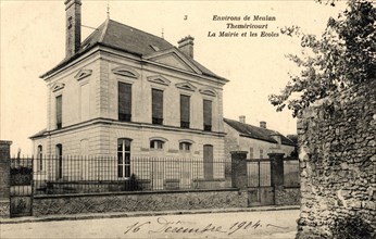 Théméricourt,
Mairie et école