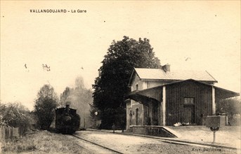 Vallangoujard,
La gare