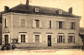 TURNY,
Mairie et école