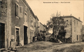 COLOMBIER-LE-VIEUX. Département : Ardèche (07). Region: Auvergne-Rhône-Alpes (formerly