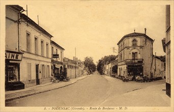 PODENSAC. Département : Gironde (33). Region: Nouvelle-Aquitaine (formerly Aquitaine)