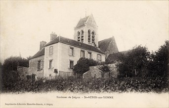 SAINT-AUBIN-SUR-YONNE. Département : Yonne (89). Region: Bourgogne-Franche-Comté (formerly