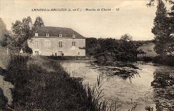 Landes-Le-Gaulois, le moulin de Cholet
