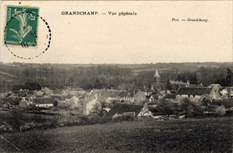 GRANDCHAMP-LE-CHATEAU. Département : Calvados (14). Region: Normandie (formerly Basse-Normandie)