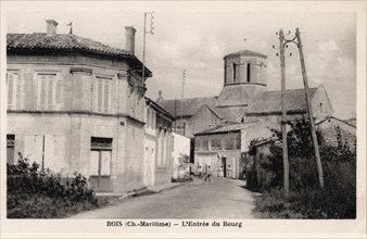 BOIS. Département : Charente Maritime (17). Région : Nouvelle-Aquitaine (anciennement