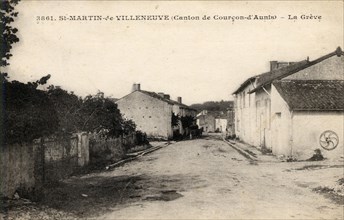 SAINT-MARTIN-DE-VILLENEUVE. Département : Charente Maritime (17). Region: Nouvelle-Aquitaine