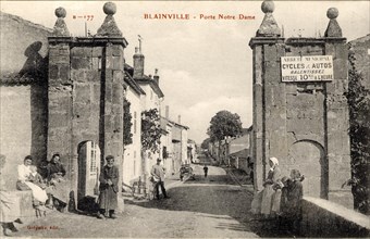 BLAINVILLE-SUR-MER. Département : Manche (50). Région : Normandie (anciennement Basse-Normandie)