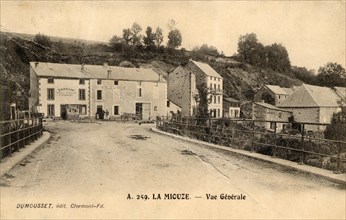 MIOUZE. Département : Puy de Dôme (63). Région : Auvergne-Rhône-Alpes (anciennement Auvergne)