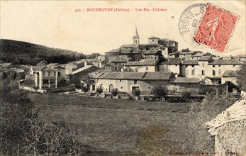 ROCHEGUDE. Département : Drome (26). Region: Auvergne-Rhône-Alpes (formerly Rhônes-Alpes)