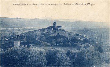 VINSOBRES. Département : Drome (26). Region: Auvergne-Rhône-Alpes (formerly Rhônes-Alpes)