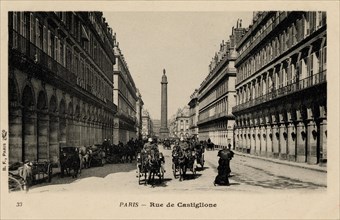 Paris, la rue de Castiglione