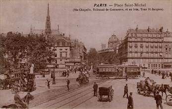 Paris, Place Saint-Michel