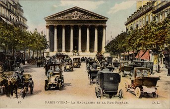 Paris, La Madeleine et la rue Royale