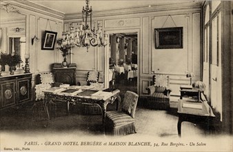 Paris, Grand Hôtel Bergère et Maison Blanche, rue Bergère