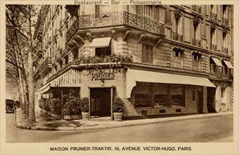 Paris, Maison Prunier, avenue Victor Hugo