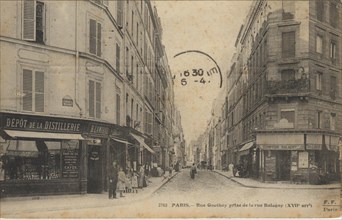 Paris, Rue Gauthey depuis la Rue Balagny
