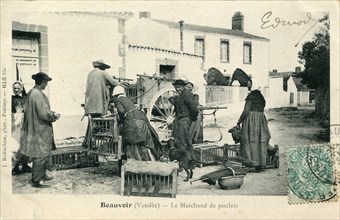 Beauvoir-sur-Mer, le marchand de poulets
