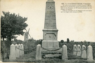 Gaubretière, monument aux morts