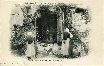 Mervent, Grotte du Père Montfort