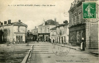 La Mothe-Achard, Place du Marché