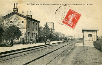 Nieul-sur-l'Autise, la gare