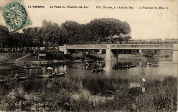 La Varenne-Saint-Hilaire, le Pont de Chemin de fer