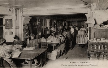 Le Petit Journal, service des plieuses