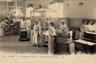 La fabrication des Pastilles Vichy