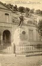 WWI Memorial at Viviers