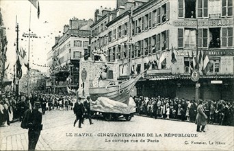 Le Havre, fête du cinquantenaire de la République