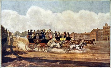 The oxford and opposition coaches by W. Havell