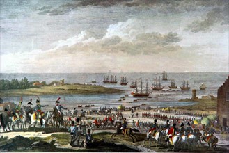 The English landing in Holland on November 30, 1799